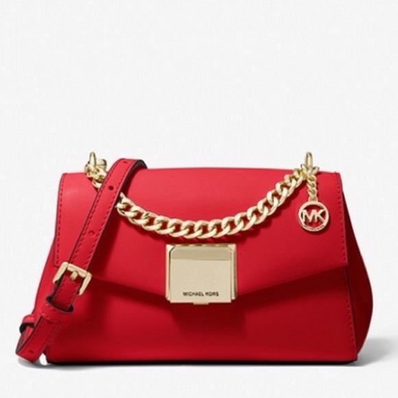 Michael Kors: Lita Small Leather Crossbody Bag - Picture 1 of 5